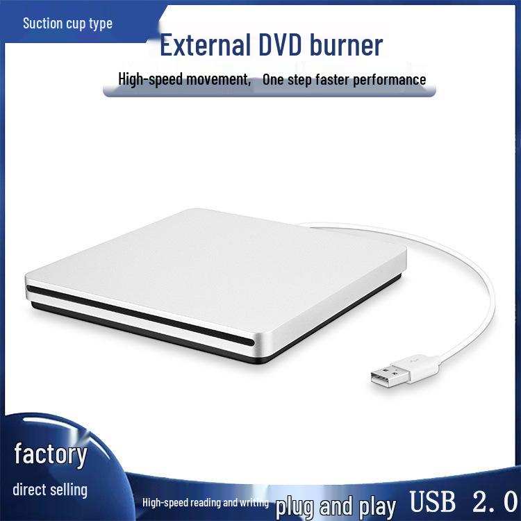 USB 2.0 External Slot-In DVD Burner for Notebooks