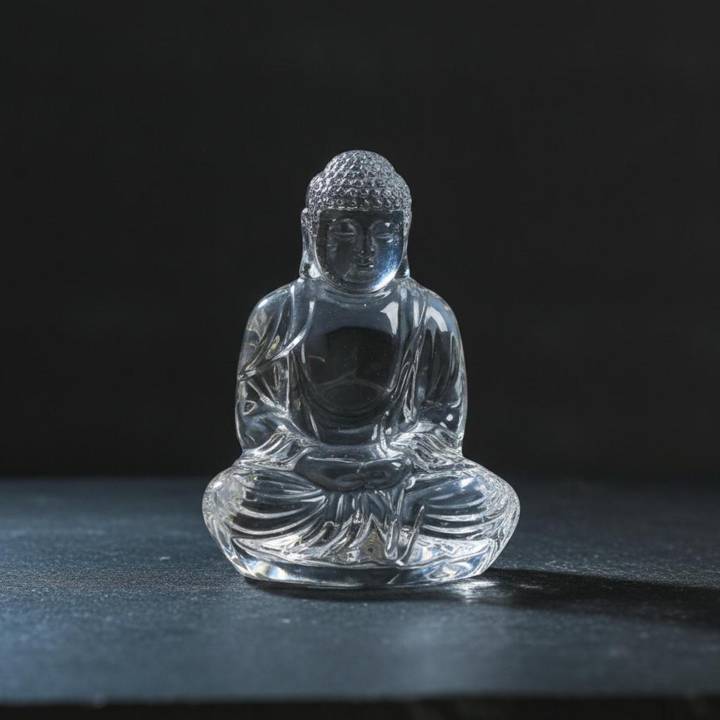 Seated Buddha Statue Ornament Decorative for Temple, Desks