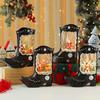 High-heeled Boots, Water-filled Luminous Music Box, Night Light Ornaments, Christmas Decorations, Props, Gifts