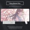 Extra Large Anime Esports Mouse Pad with Stitched Edges for Men and Women, Computer Desk Mat and Keyboard Pad