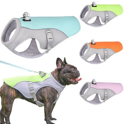 Summer Dog Cooling Vest Harness for Small Large Dogs Reflective Quick Release Hot Pet Clothes Cool Jacket Chihuahua Outfits