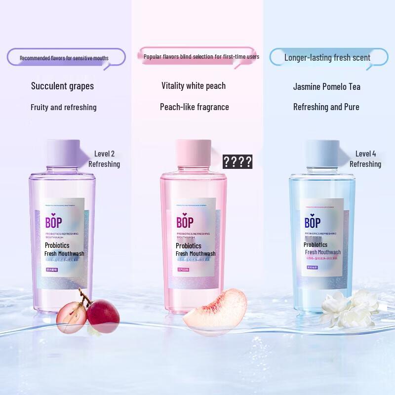 Bop Probiotic White Peach Mouthwash