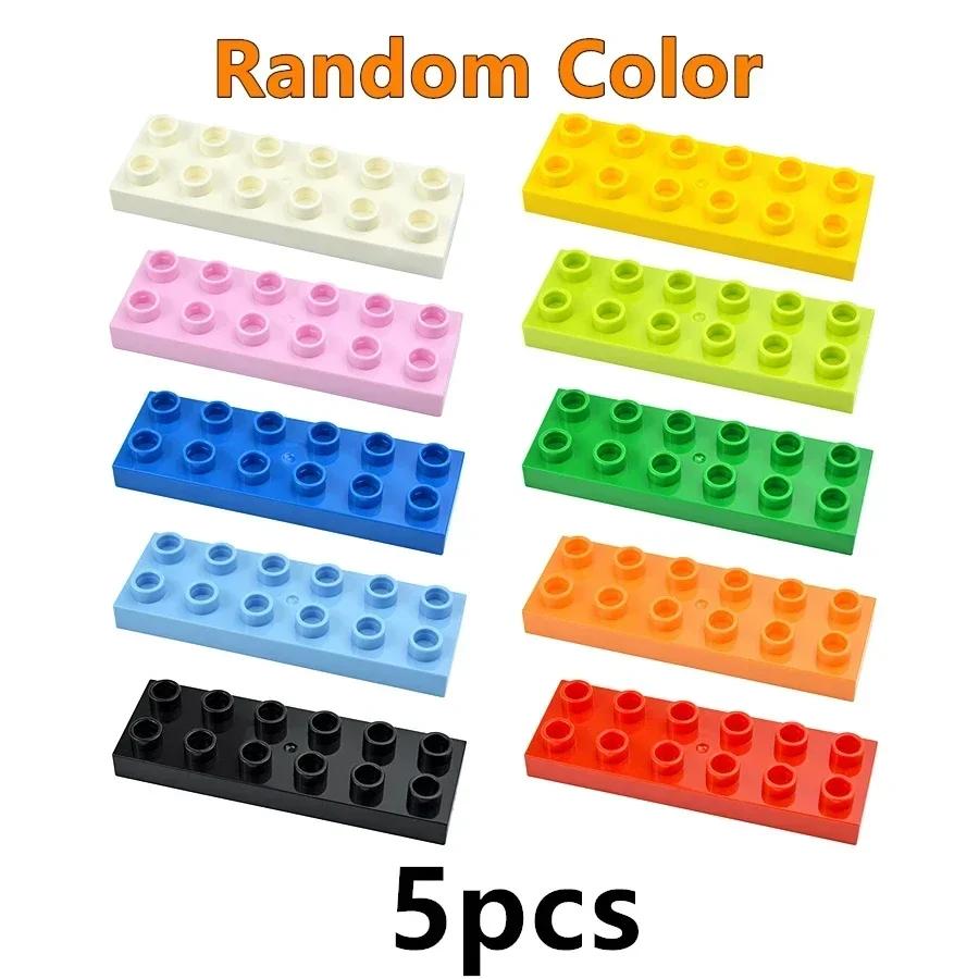 Double Sided Plate Creative Large Particle Double Floors Building Block BasePlate DIY Bricks Compatible Big Size Kid Toy Duploes