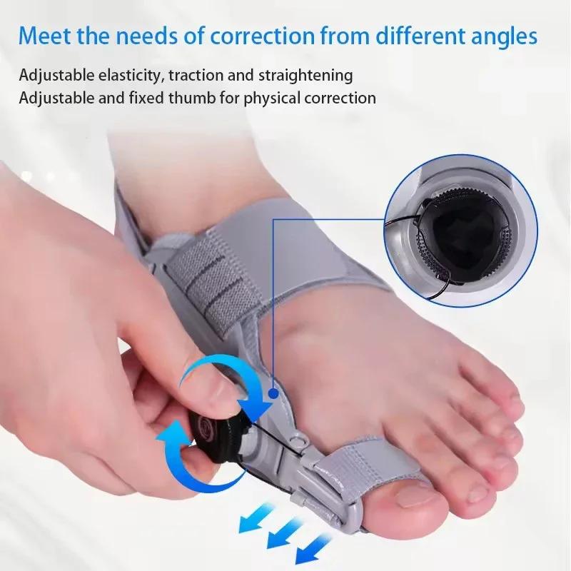 Bunion Corrector Unisex Foot Hallux Valgus Braces Rotatable Toe Separator Straightener Adjustable Pedicure Finger Toe Corrector