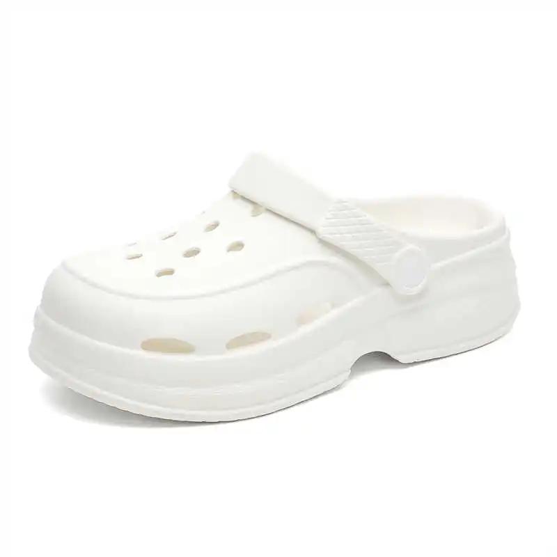 Fashion Open Back Round Foot Women's Slippers Home Shoes For Walking Silver Women Sandals Sneakers Sport Fitness Visitors