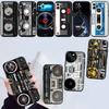 Cassette Vintage Boombox Tape New High-End Shell Phone Case for Redmi Note 10 11 12 Pro Max 10S 10C 10T 11A 11S 12S 12C