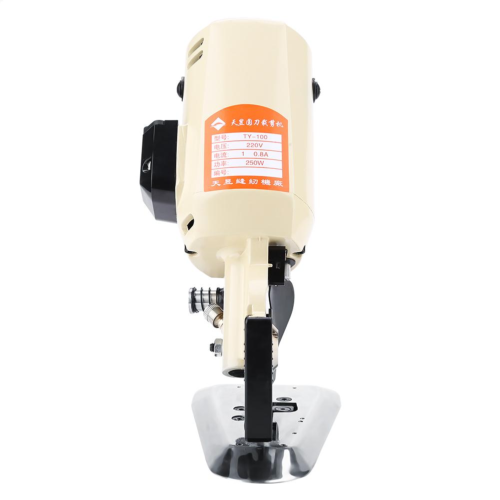TY‑100 Blade Electric Round Knife Cloth Cutter Fabric Cutting Machine