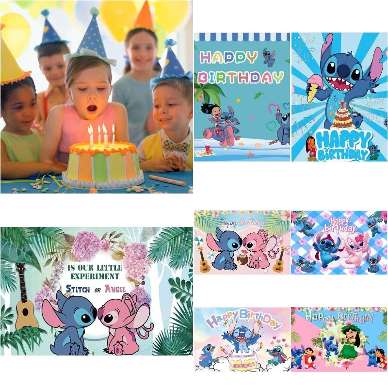 Lovely Lilo Stitch Party Studio Decors Background For Birthday Celebrations!