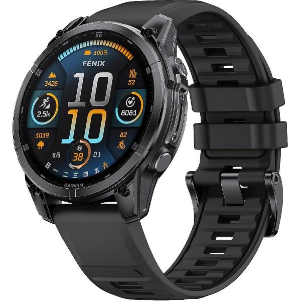 26mm Watch Band for Garmin Fenix 8 51mm/Fenix 6X/Fenix 7X,Quickfit Silicone Bands for Garmin Fenix 5X/Fenix 5X Plus/Fenix 7X Pro/Fenix 6X Pro/Fenix