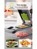 Multi-functional Vegetable Cutter & Potato Peeler Set: Slicer, Shredder, Dicer, Grater, Kitchen Gadget.