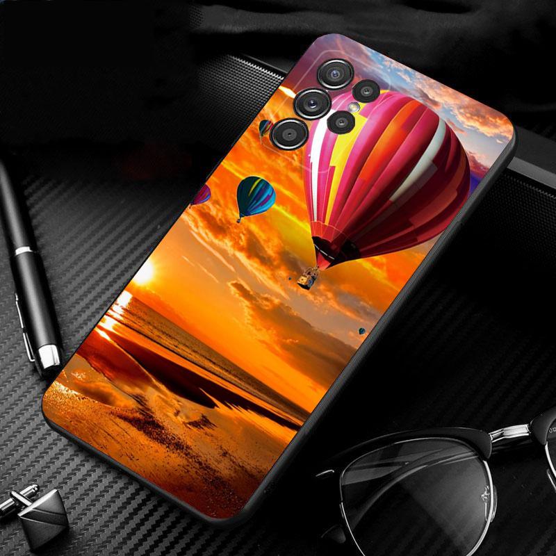 Hot Air Balloon Phone Case For Samsung S25 S24 S23 S22 S21 S20 Ultra S20 S22 S21 S20 FE S24 Plus Shell Case