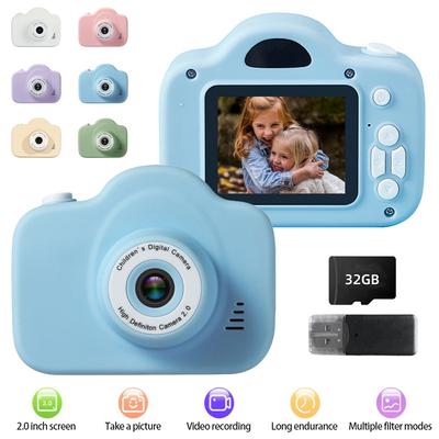 Kinderkamera Digitalkamera Videokamera Spielzeug Mini Cam Farbdisplay Kinder Geburtstagsgeschenk Kinderspielzeug für Kinder