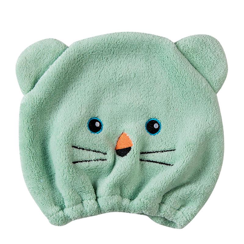 Cute Cartoon Shower Cap For Hair Wrapped Towels Microfiber Shower Hats Bath Caps