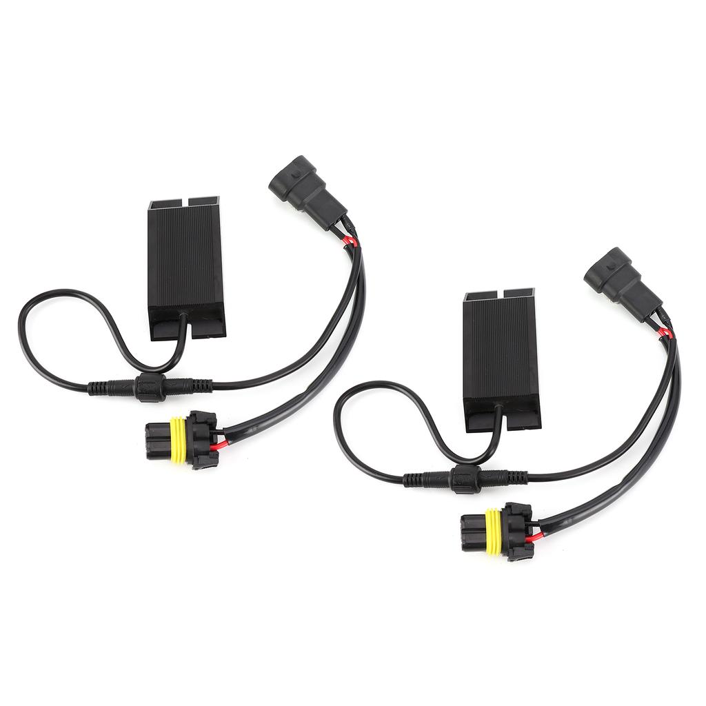 Paar Auto-Licht-Splitter-Widerstands-Decoder 9006-Sockel Hohe Leistung mit geringer Betriebswärme DC 12V