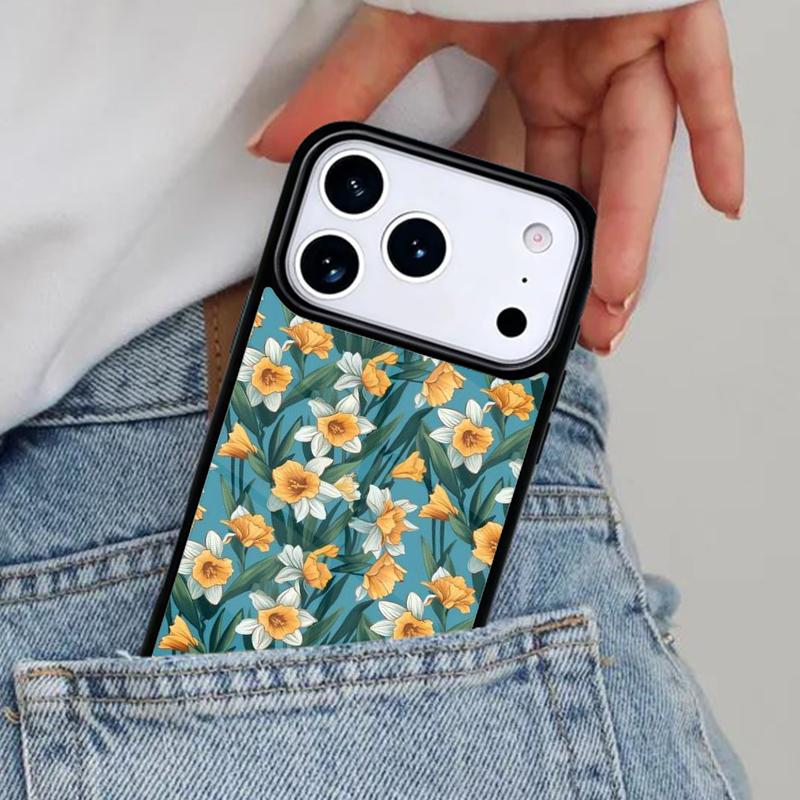 Flowers 1 Daffodils Phone Case for iPhone 16e 15 14 13 12 17 Pro Max Plus Air 17pro Cover Coque