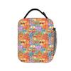 Vibrant Animal Owl Lunch Bag Animal Print Cute Lunch Box For Girls School Portable Cooler Bag Waterproof Print Tote Food Bags