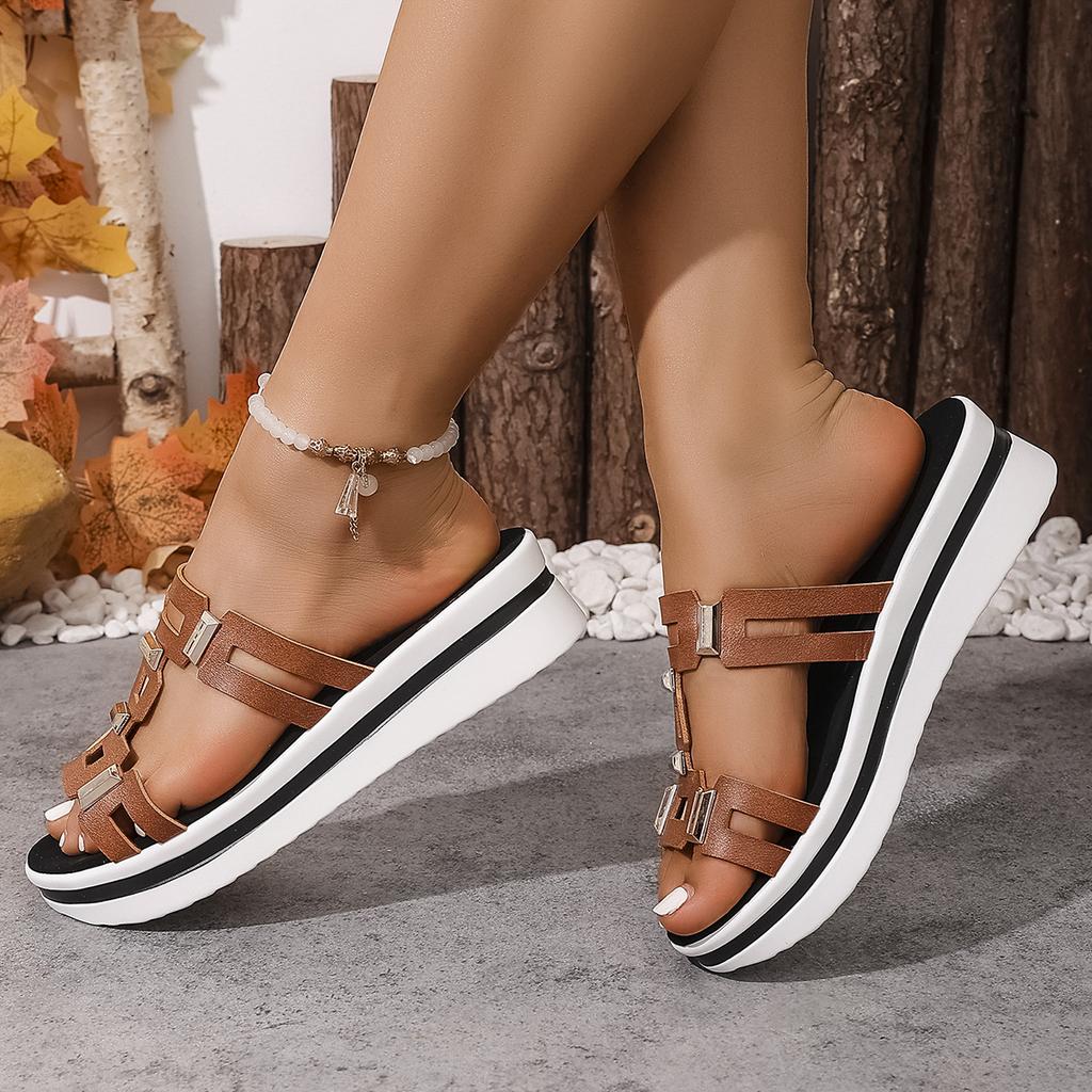 Fashion New Platform Sandals Summer Wedges fashion Shoes Women Platform Heels Sandals Luxury Summer Slides Women Luxury Women Sandals