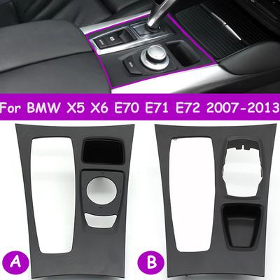 E70 E71 E72 LHD Car Central Console Gear Box Shift Cover Panel Trim Replacement For BMW X5 X6 2007-2013 51166954947 51169164485