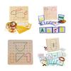 Wooden Geoboard Motor Skills Toy Matrix 8x8/7x7 Early Development Toy for Kids 3 Years Old and Up Gift for Boys and Girls