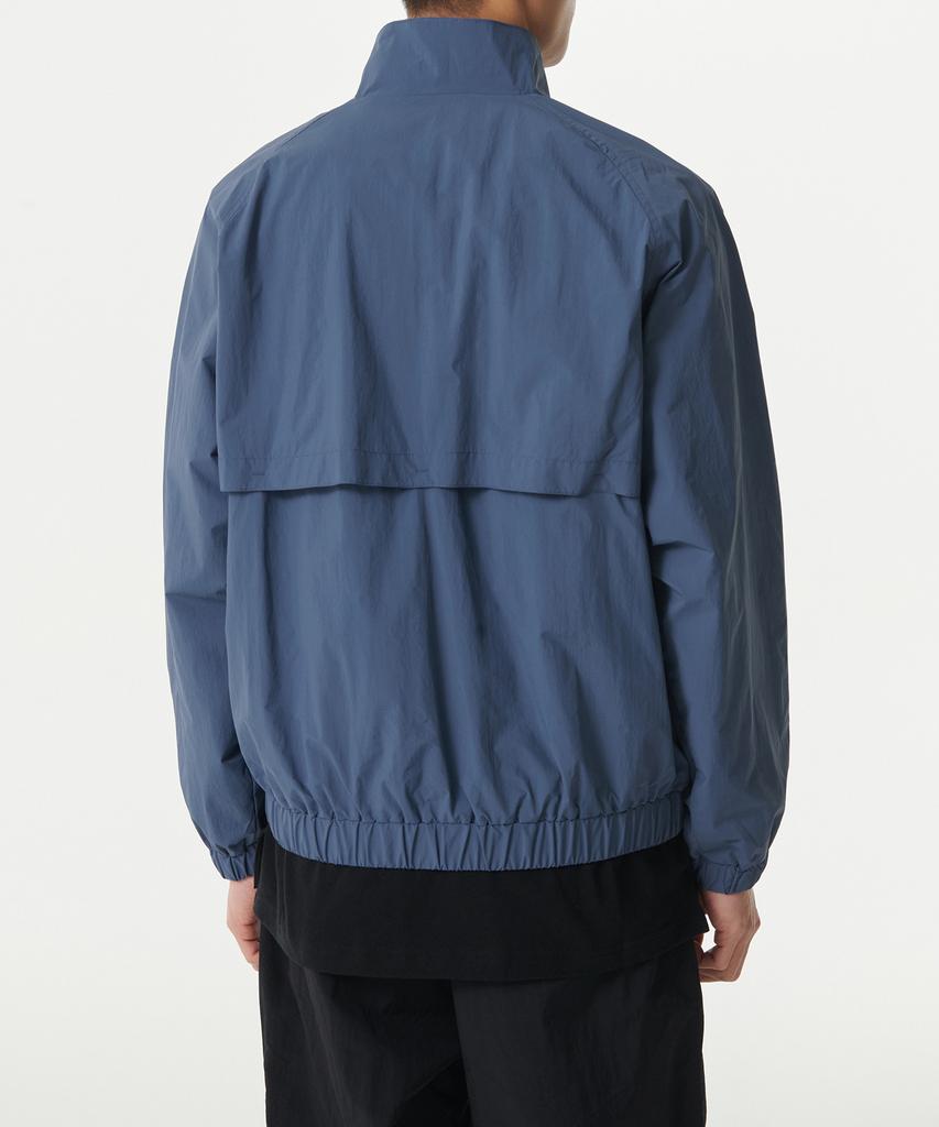 Musinsa Standard Oversized High-Neck Windbreaker Jacket [Grayish Blue]