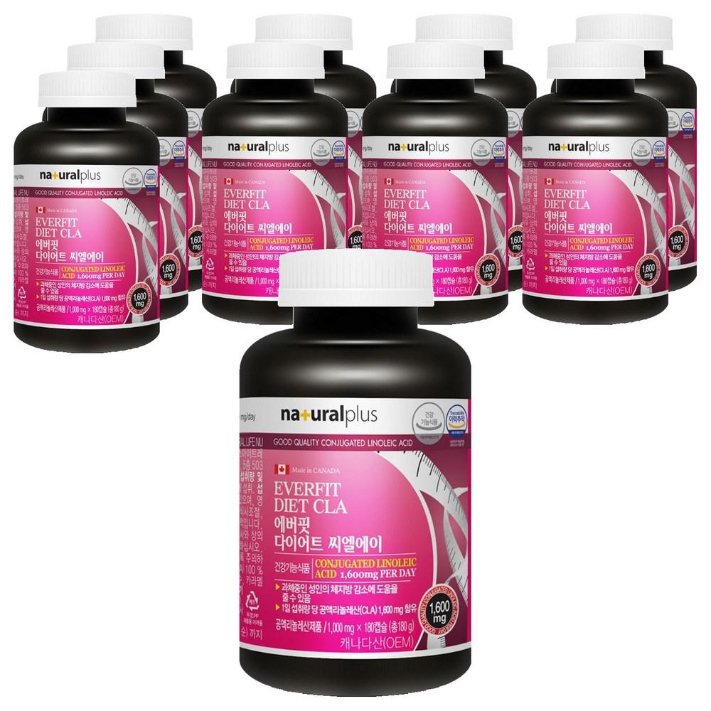 Natural Plus EverFit Diet CLA 180 Tablets 10 pcs Ingredients: may be subject to change at the manufacturer’s | 180 Tablets 10 pcs