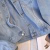 Denim Jacket for Women Spring Autumn Korean Fashion Vintage Jean Coats Female Casual Outerwears