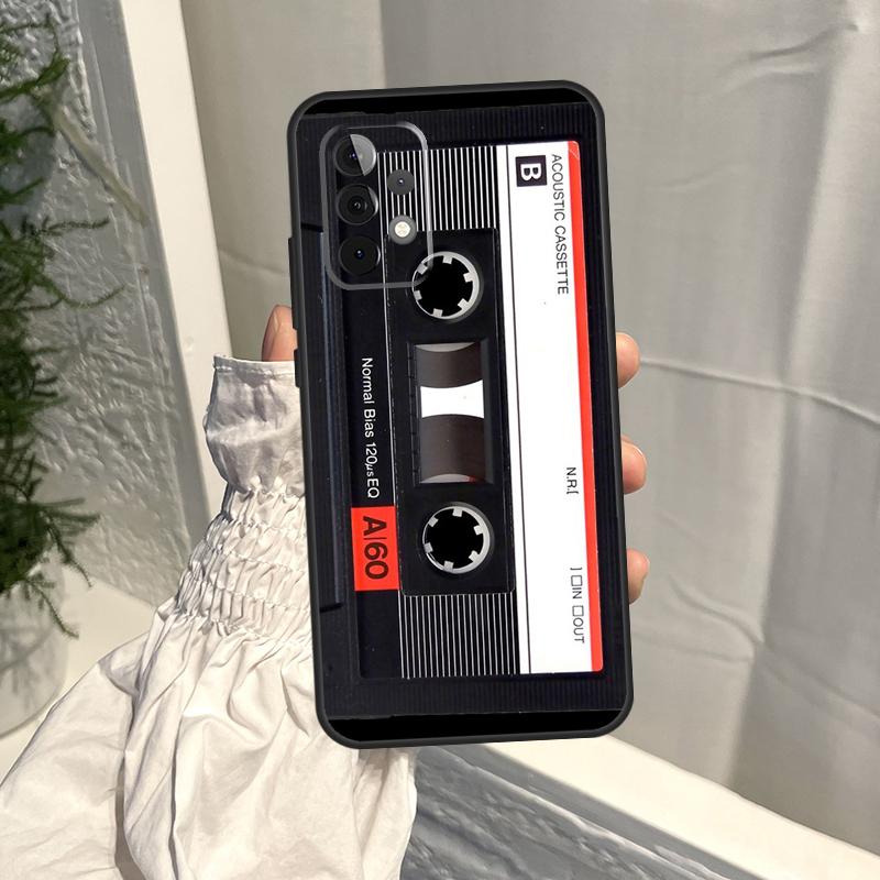 Retro etui na kasetę VHS dla Samsung Galaxy A16 A36 A56 A06 A13 A53 A33 A23 A55 A35 A17 A54 A34 A14 A52 A32 A15