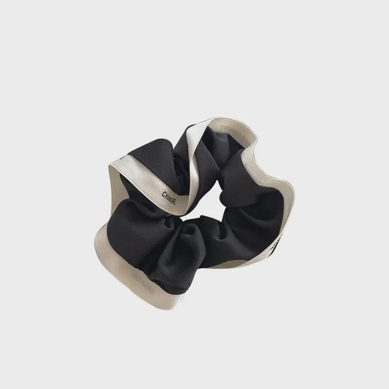 Korean Style Hair Ring: Leather Ponytail Holder & Ball Hair Accessories for Women