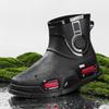 Men's Rain Shoes New Four Seasons Casual Fashion Comfortable Outdoor Anti Slip Wear Resistant Lightweight Waterproof Rain Shoes