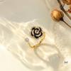 Women's Japanese-Korean Style Zircon Emerald Jewelry Set: Necklace, Ring, Earring, and Elegant Clavicle Chain