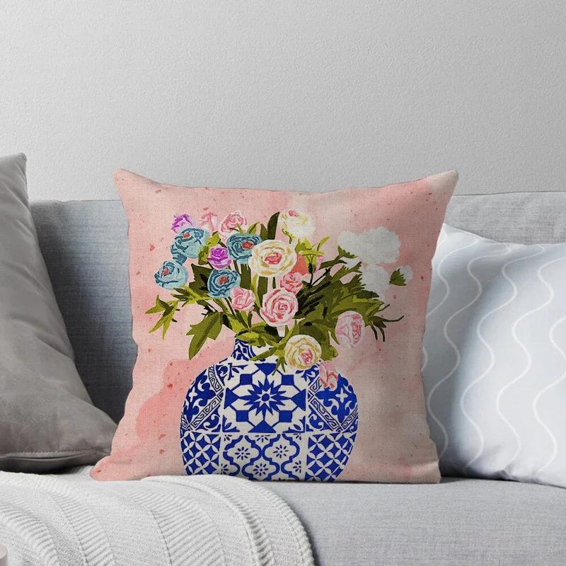 

Декоративные наволочки для диванных подушек для дома, скандинавский стиль X, абстрактный геометрический рисунок для гостиной 66x66cm