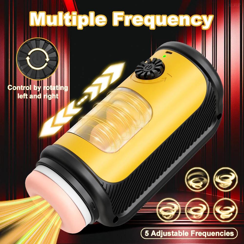 Automatic Telescopic Male Masturbator Electric Piston Sex Toys Thrusting Mastubator Cup Pocket Pussy For Men Adult Supplies 18+