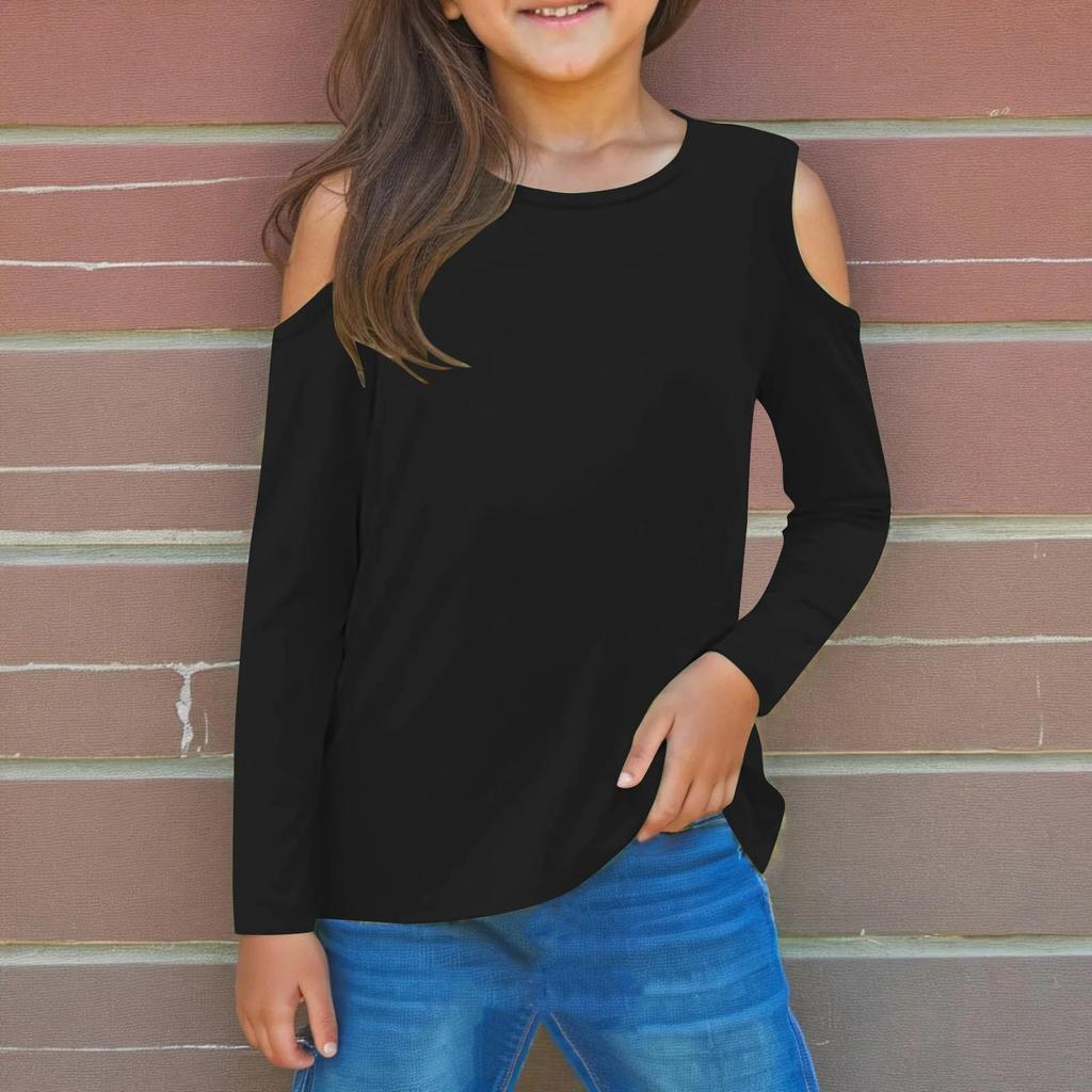 Kleinkind Mädchen Junge T-Shirts Kinder Top Jungen und Mädchen Bedrucktes Langarm-T-Shirt