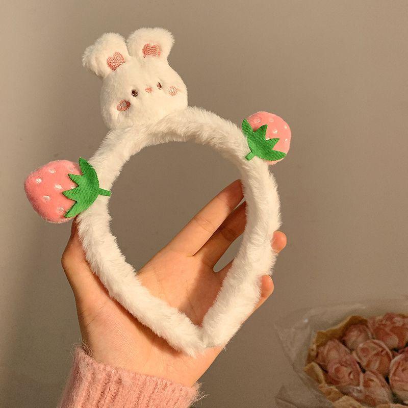 Adorable 2024 Cartoon Hair Tie & Plush Headband Set for Women - Cute Hair Accessories & Gift