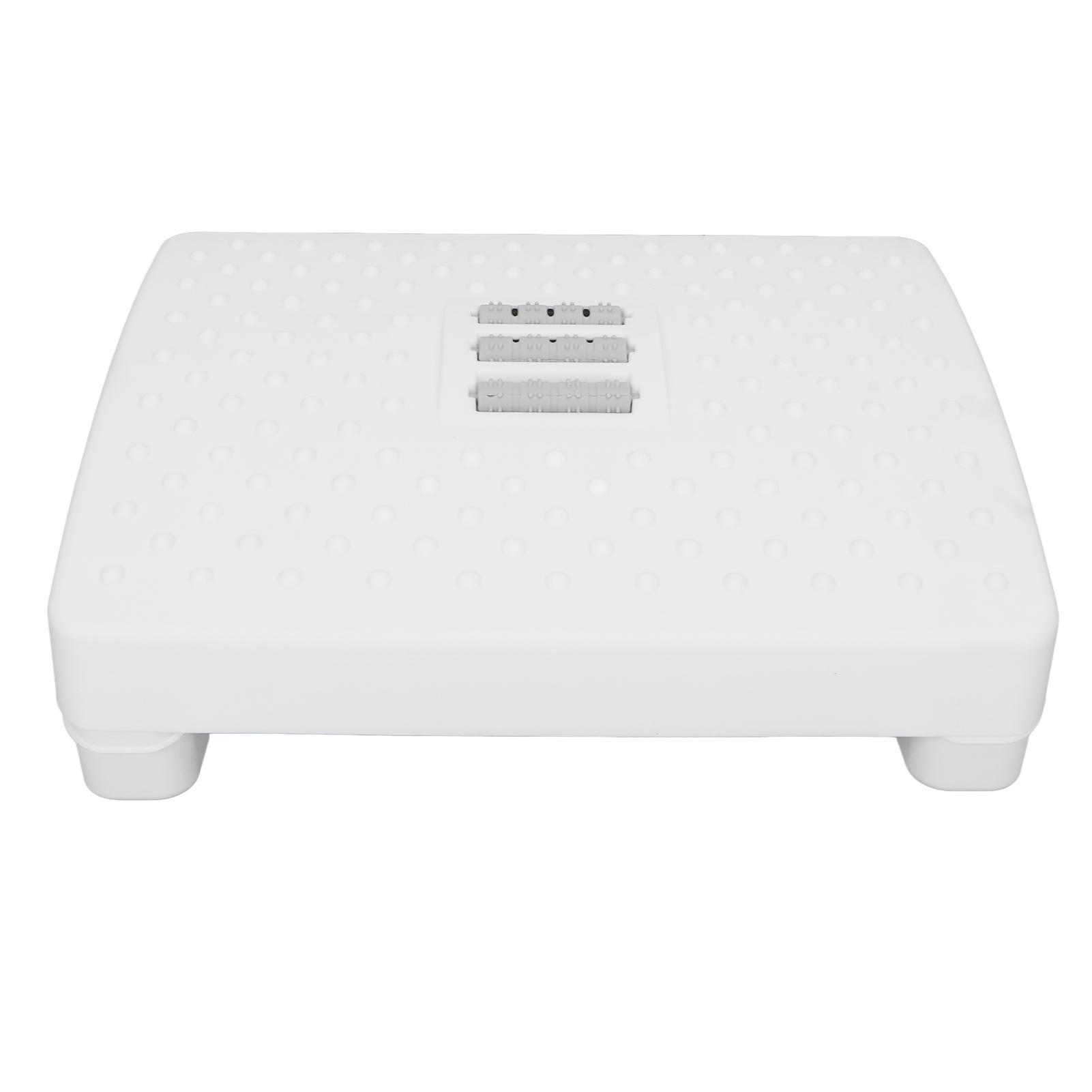 

Подставка для ног под стол Массажный ролик Снимает усталость Уменьшает отек Боль Эргономичная подставка для ног Белый белый