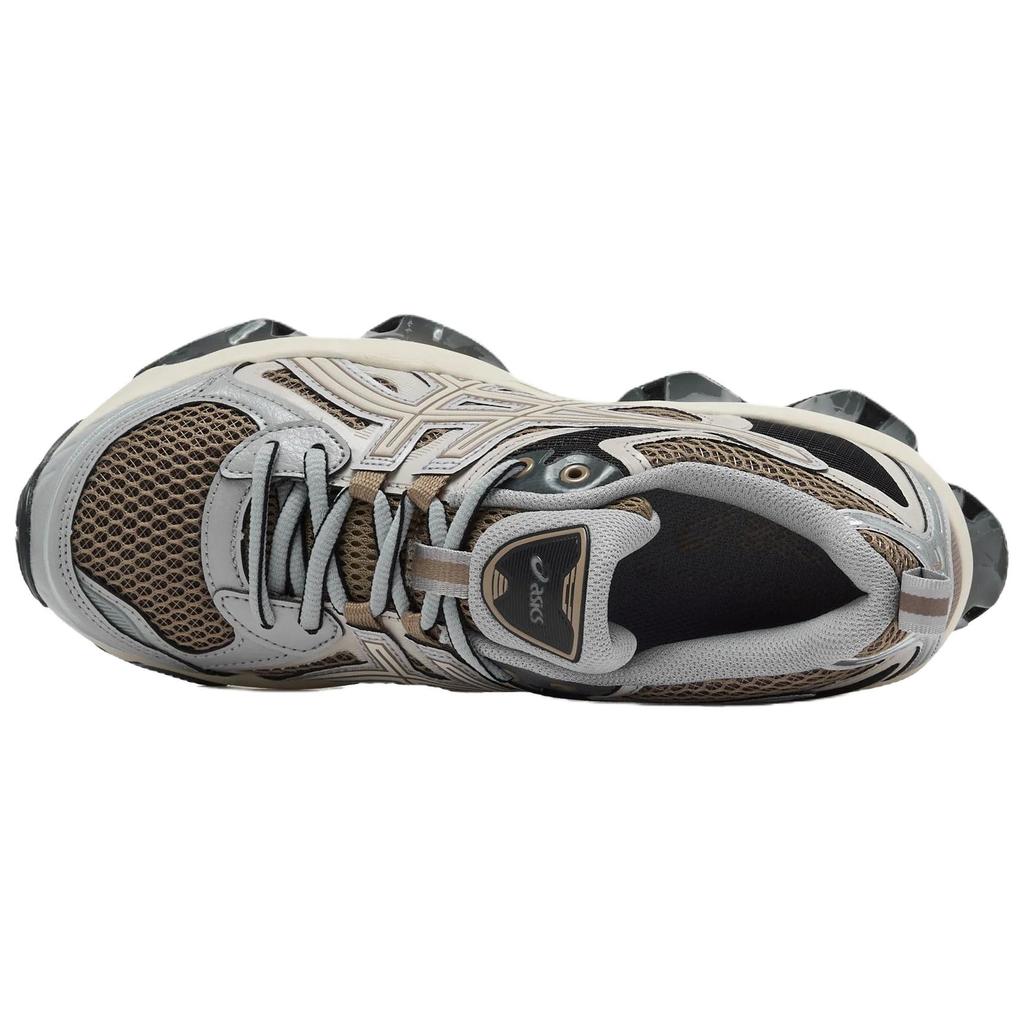 ASICS GEL Quantum Kinetic Abrasion Resistant Low top Casual City Commute Running Shoes Unisex Brown Beige Sneakers 1203A270-204