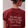 Wine Red Shoulder Women's T-shirt Short Sleeve Summer 2025 New Arrival Best Selling Fashion Retro Casual Pure Cotton Loose Fashion