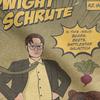 Erkek Tişört Dwight Schrute Çizgi Romanlar Vintage Pamuklu Tişört Kısa Kollu The Office TV Dizisi Tişörtleri O Yaka Giyim Grafik