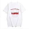 ZX TEE Like A Goddamn Vampire T-Sirt Unisex Gift For Olivia Fan Rodrigo Halloween Horror Short Sleeve Shirt Vintage Graphic Top