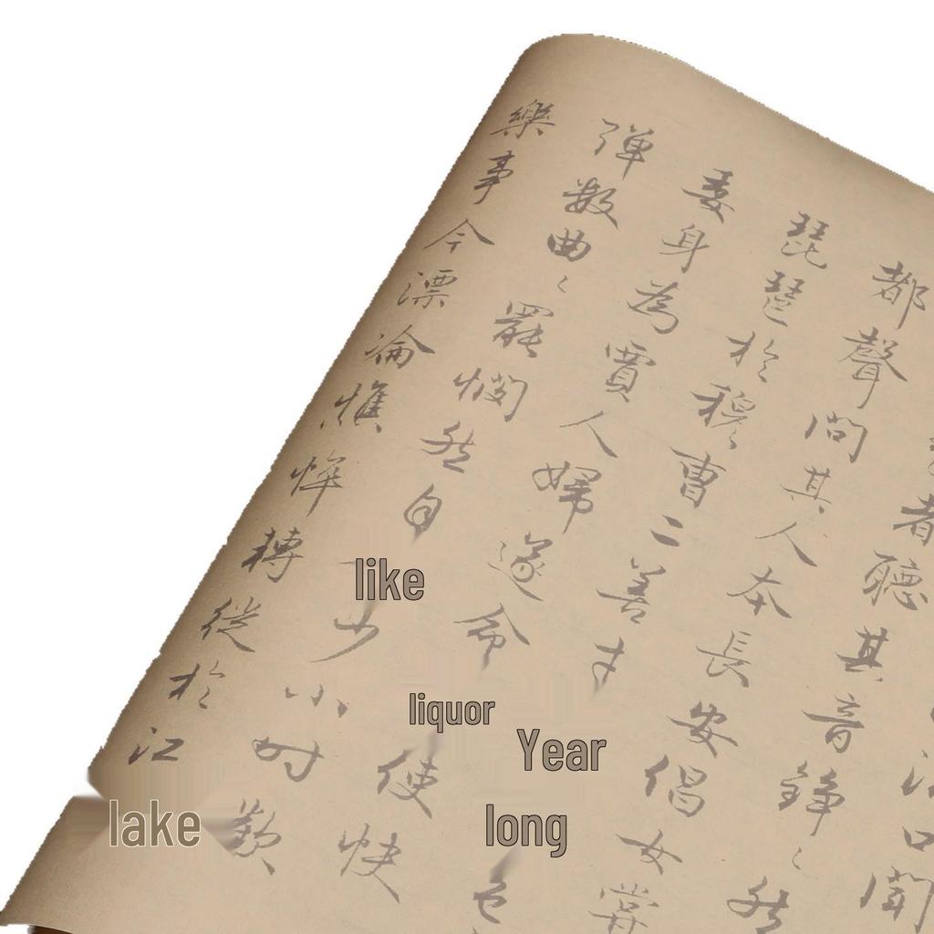 Chen Guozhao Cursive Calligraphy Practice Book: Red Outlined Xuan Paper with Brush for Beginners