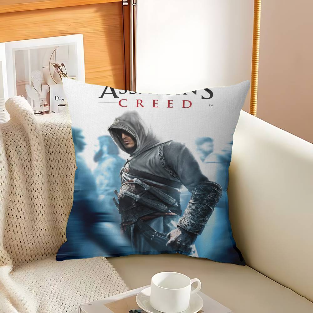 A-Assassins Creed Personalized Picture Text Home Decorative Pillows Household Gifts 45X45Cm