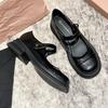 Fashion Spring 2025 Women's Mid Heels Shoes Mary Jane New Style Concise Comfortable Soft Shoes Trend Versatile Women Shoes