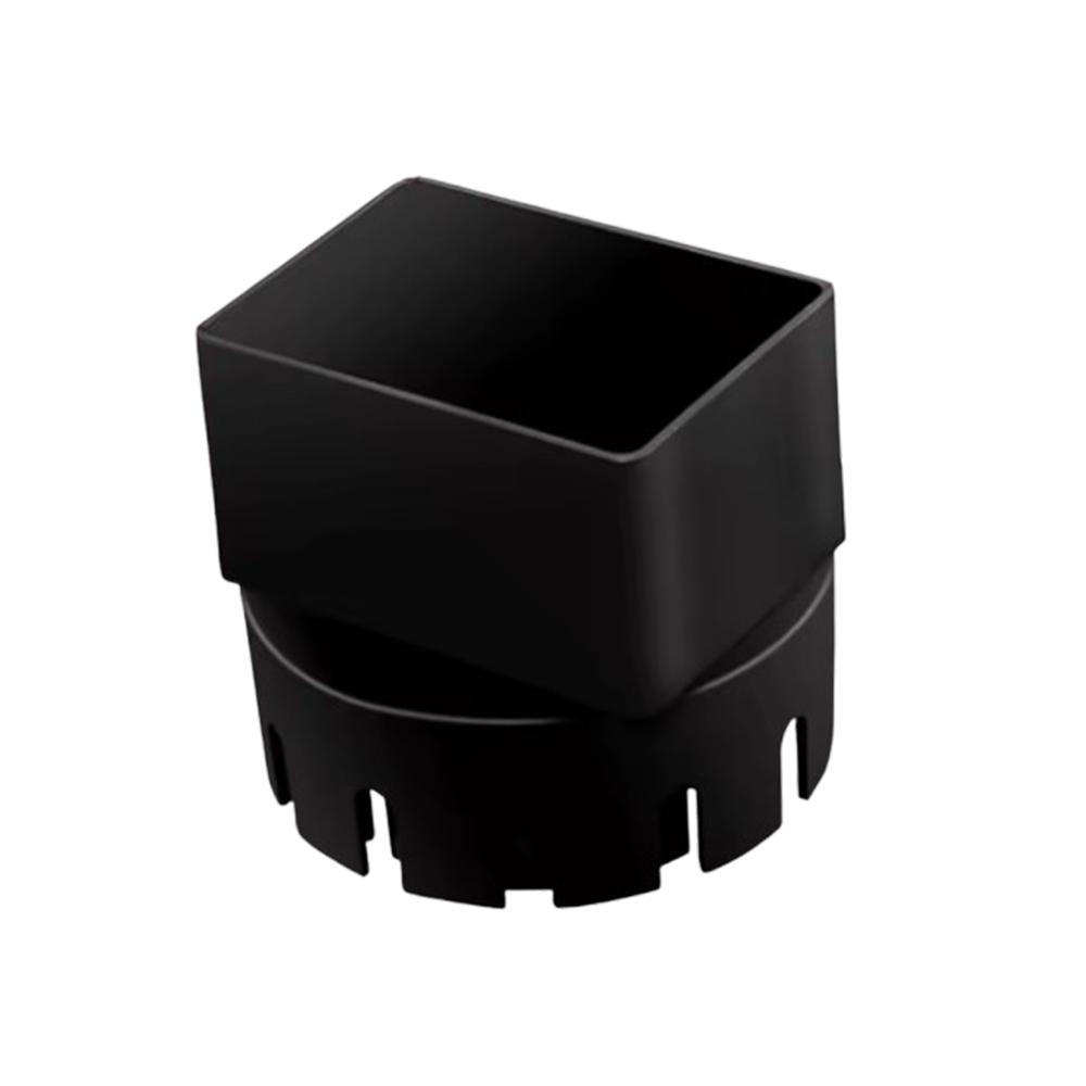 

Практичный адаптер водосточной трубы, адаптер водосточного желоба круглый к квадратному, водосточный желоб, кровельный водосточный желоб 2*3 Inch чёрный