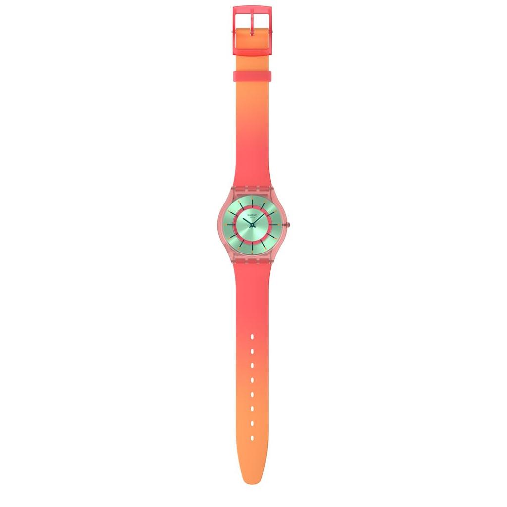 Swatch STOP MINTY MANGO DREAM SS08P111 Wristwatch, Red,