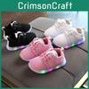 Kids White Led Shoes Soft Mesh Upper Cushioned Footbed Anti-skid Sole