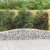 VidaXL 4x Arched Gabion Baskets Arched Gabion Cages Gabion Walls Garden Fences Terrace Exterior 3145789