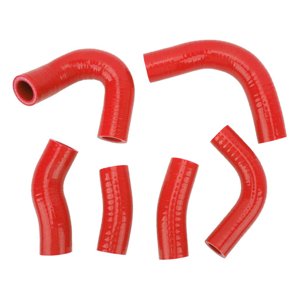 Radiator Coolant Hose Silicone Heat Resistant Leakage Proof Radiator Coolant Hose Kit for Magna VF1100C VF1000C V65 Red
