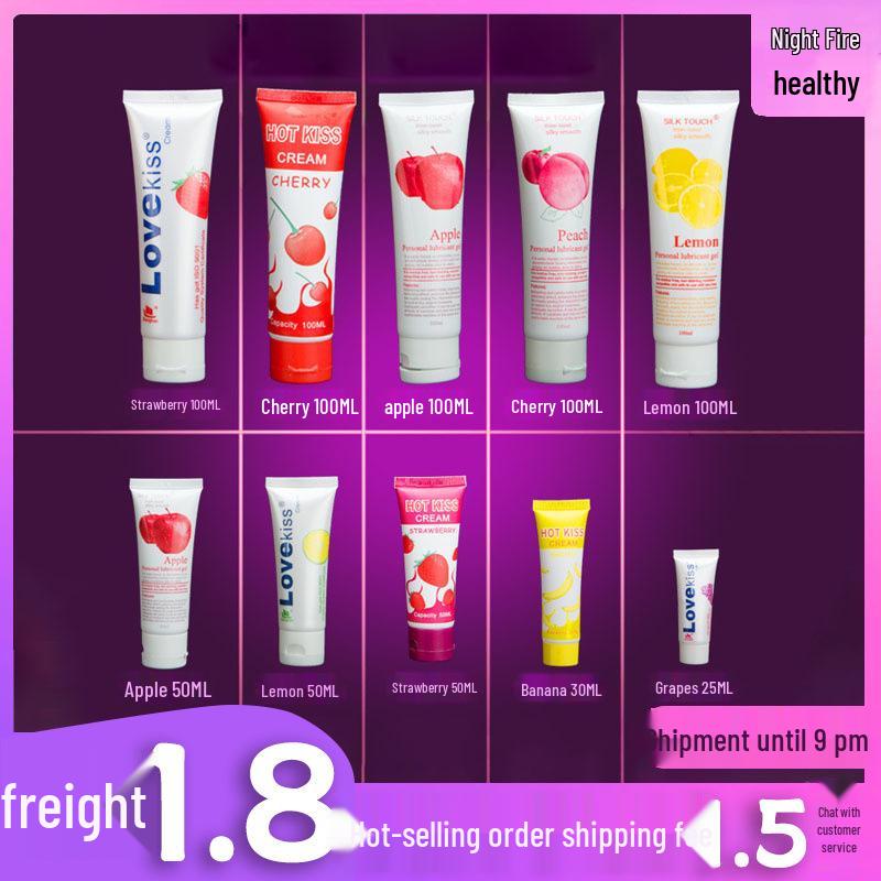 HotKiss Fruchtiges Körper- & Vorspiel-Gleitmittel - Sexprodukt für Erwachsene