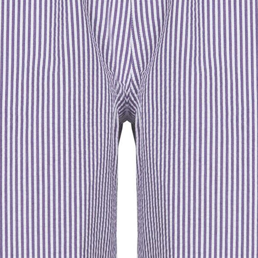 Polo Ralph Lauren Striped Logo Embroidered Lace-Up Swim Trunks Men swimwear Violet 710957784-003
