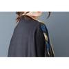 Xitao Print Stripe Contrast Color Pocket Dress ZMY1032